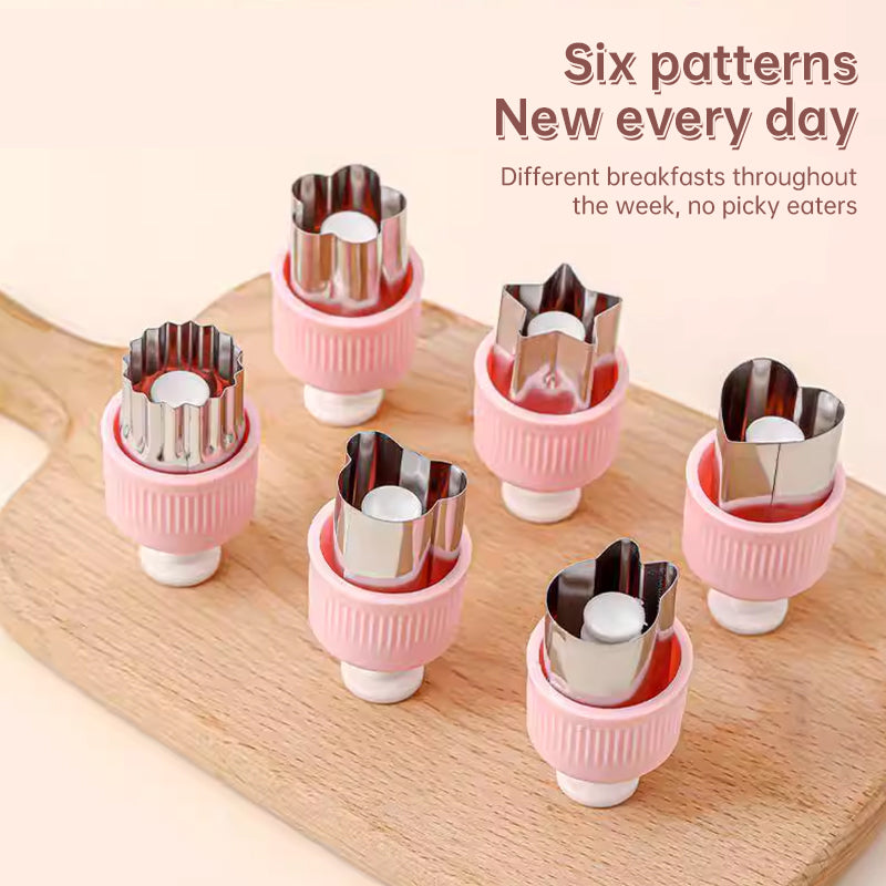 Kids' Veggie & Fruit Cutter Set: For Bento Lunch Decor & Cookie Stamping