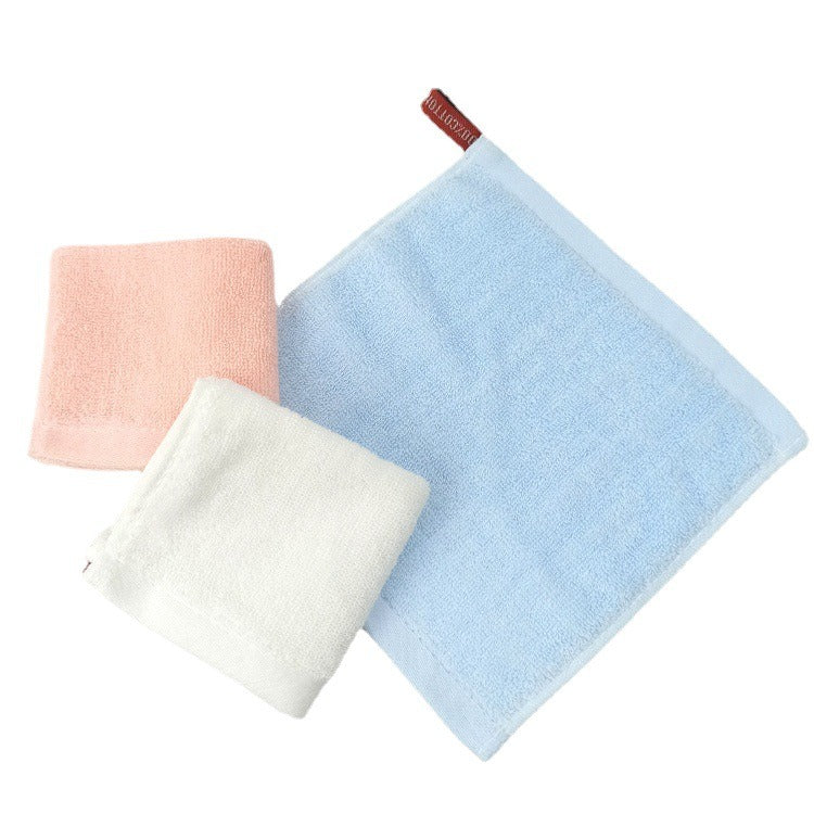 Small Square Towel, All Cotton 20 * 20, Kindergarten Pure Cotton Small Towel, Plain Hook, Hand Wipe Square Towel