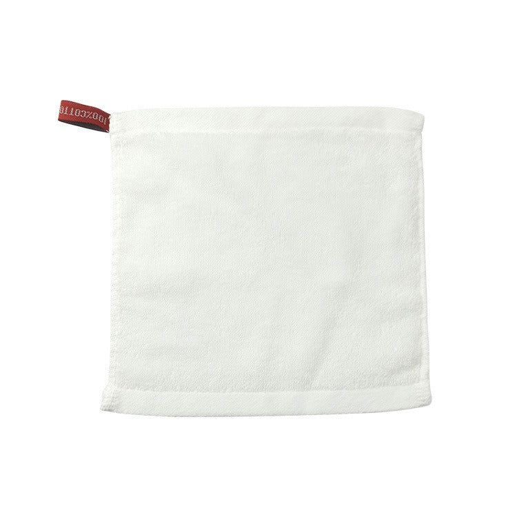 Small Square Towel, All Cotton 20 * 20, Kindergarten Pure Cotton Small Towel, Plain Hook, Hand Wipe Square Towel