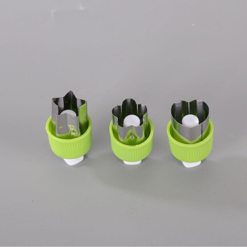 Kids' Veggie & Fruit Cutter Set: For Bento Lunch Decor & Cookie Stamping