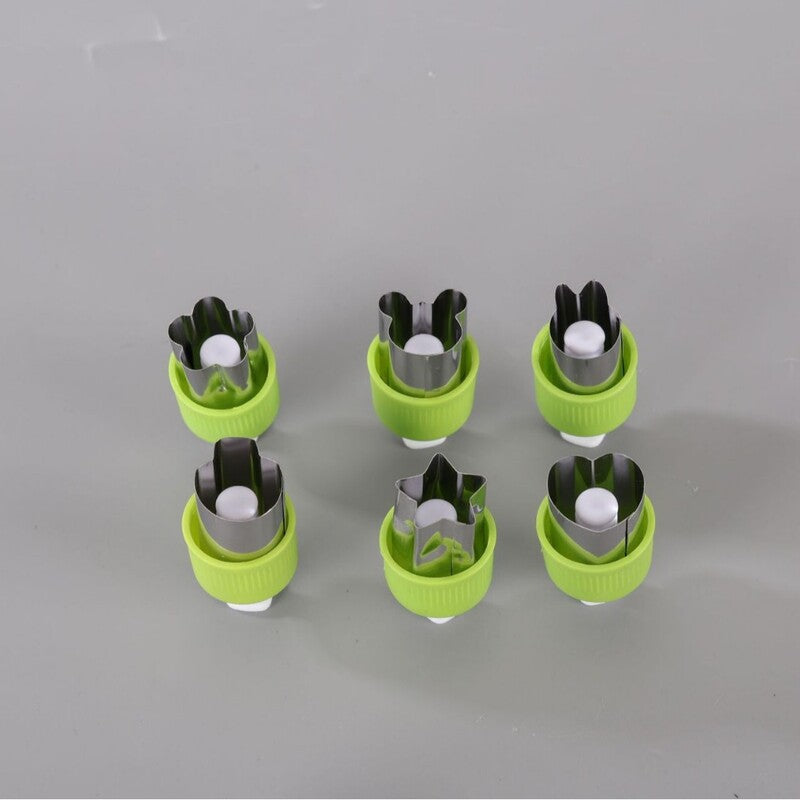 Kids' Veggie & Fruit Cutter Set: For Bento Lunch Decor & Cookie Stamping